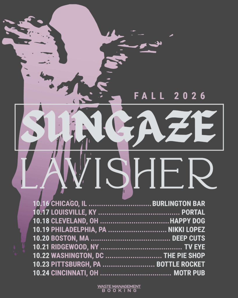 LAVISHER Fall 2026 tour poster